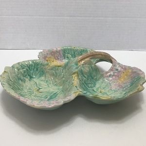 Vintage Pastel Avon Ware England Divided Shabby Sweet Candy Dish